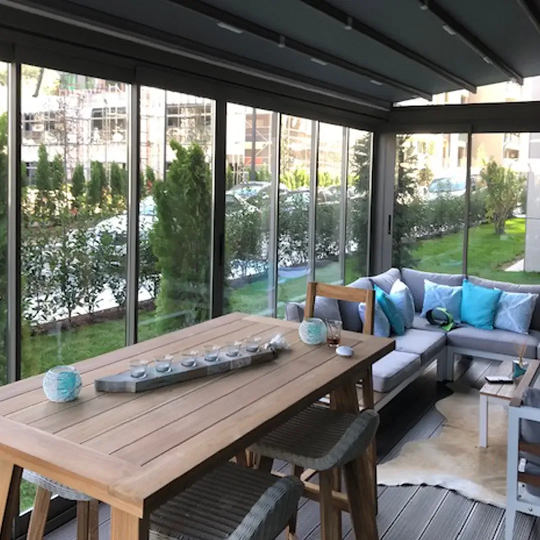 Tiara Twinmax — Balcon vitré pliant isolé