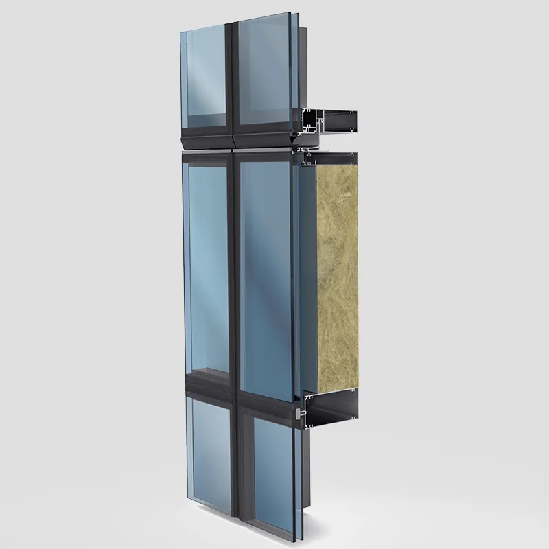 Muro cortina modular GLR-95 — vista 1